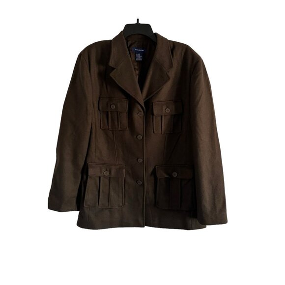 The Limited Wool Jacket Size large Brown Men Jacket - Picture 7 of 12